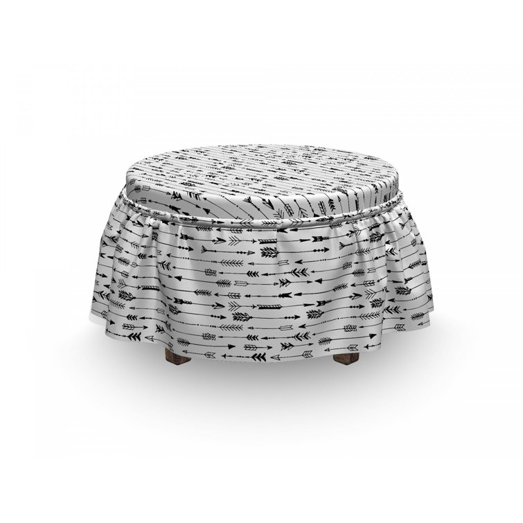 Bless international Ottoman Slipcover Wayfair